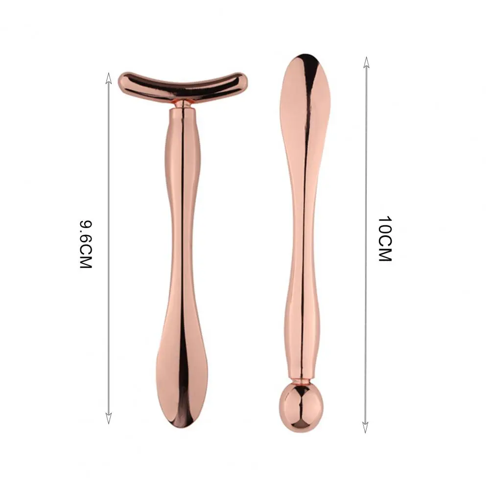 

2Pcs Eye Massagers Compact Reduce Puffiness Zinc Alloy U-shaped Facial Rollers for Girls Eye face Spoon Skin Care Tool dropship