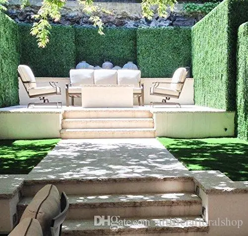 Искусственное растение настенная изгородь газон бокс Вуд искусственная лужайка