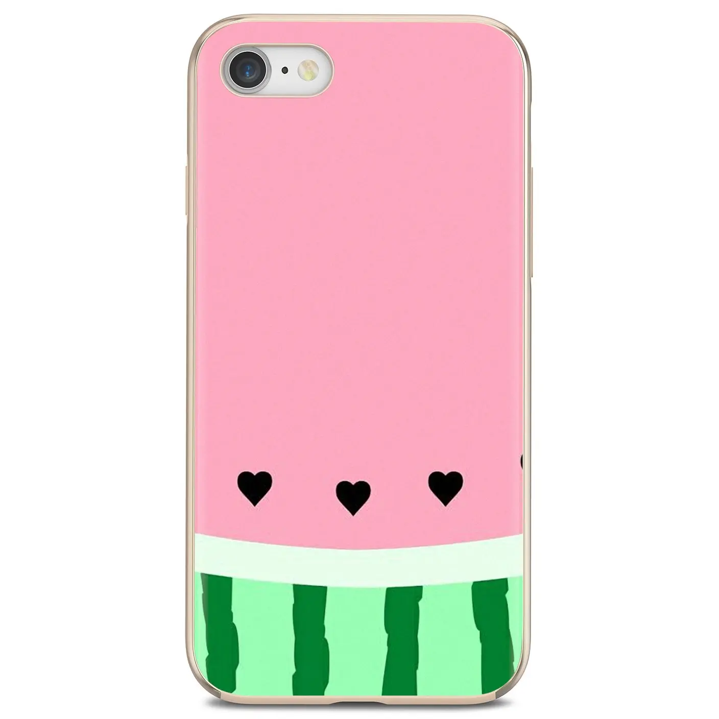 Летний Мягкий силиконовый чехол из ТПУ с изображением арбуза и фруктов для Xiaomi