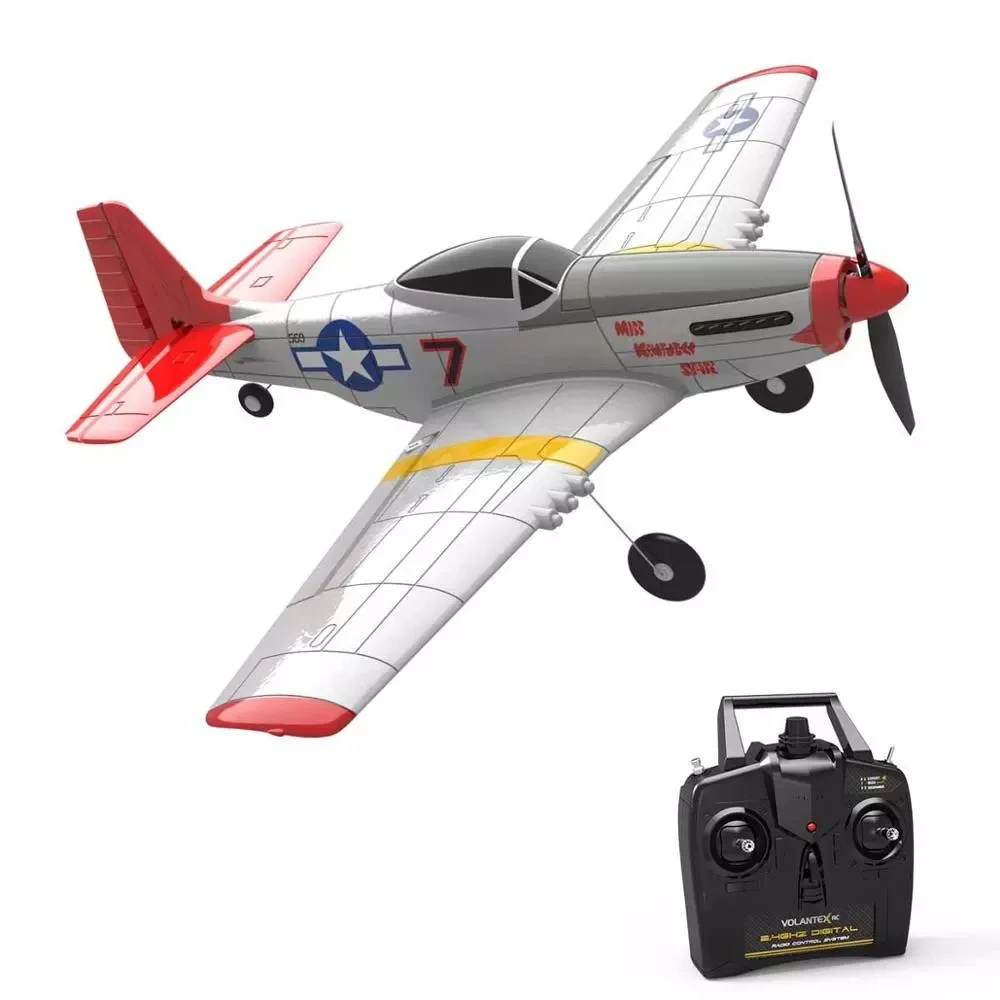 High end P 51D 4 канала начинающих самолет с 6 осевой стабилизатор Системы и помощью
