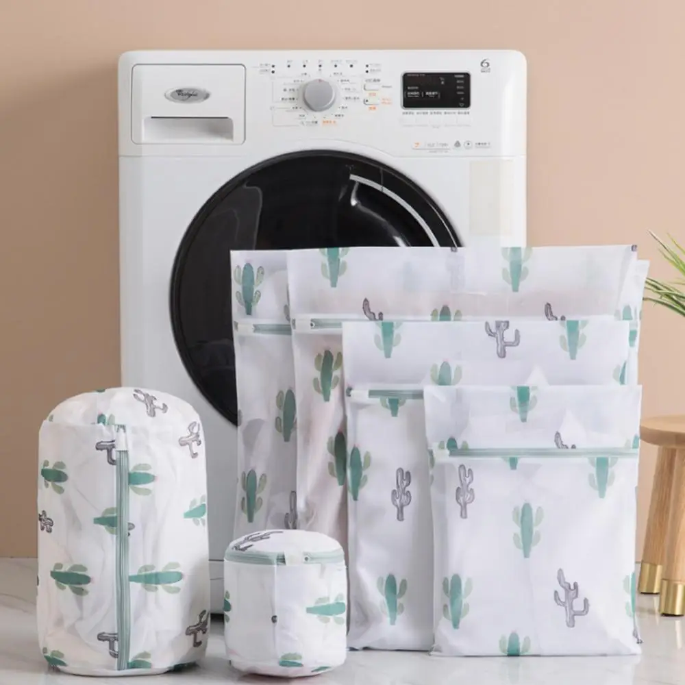 6 размеров полиэфирной сетки мыть мешок для стирки Одежда Нижнее белье бытовой