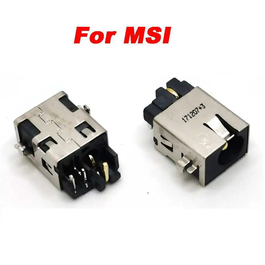 5pcs 3pcs 1pcs brand new dc power jack socket port for msi gf75 thin 8rc 8rd 9sc 9sd gaming laptop power interface input jack free global shipping