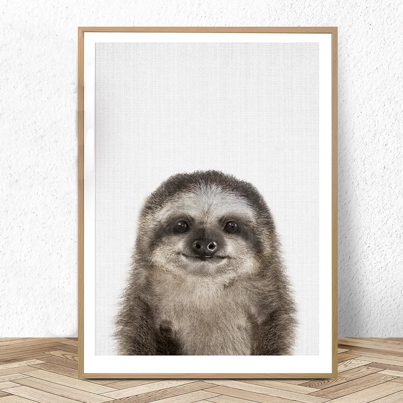 Фотообои для детской комнаты с животными большие современные минималистичные