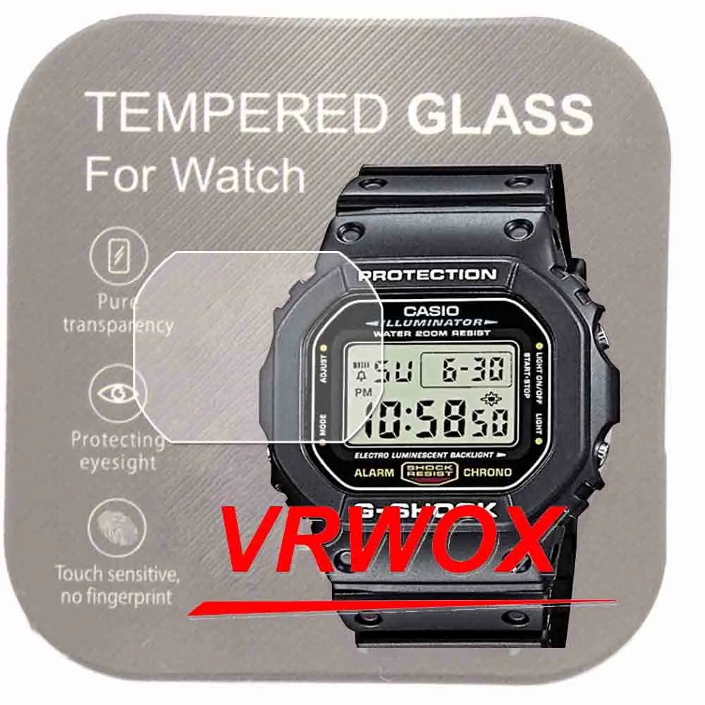 3Pcs Tempered Glass Screen Protector DW-5600 DW-5020 DW-5000GWX-5600 GW-B5600 GW-5000 GW-5035 9H Anti-Scratch For Casio G Shock