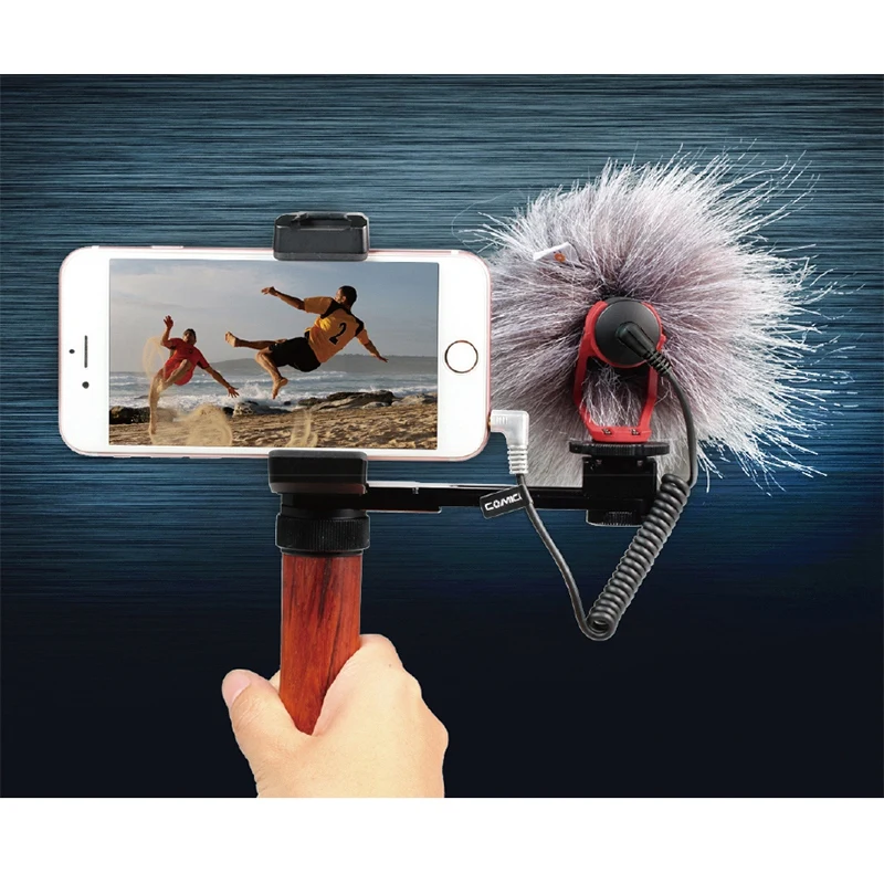 COMICA CVM VM10II видео Запись микрофон на камеру/телефон микро телефон для Canon Nikon Sony DSLR