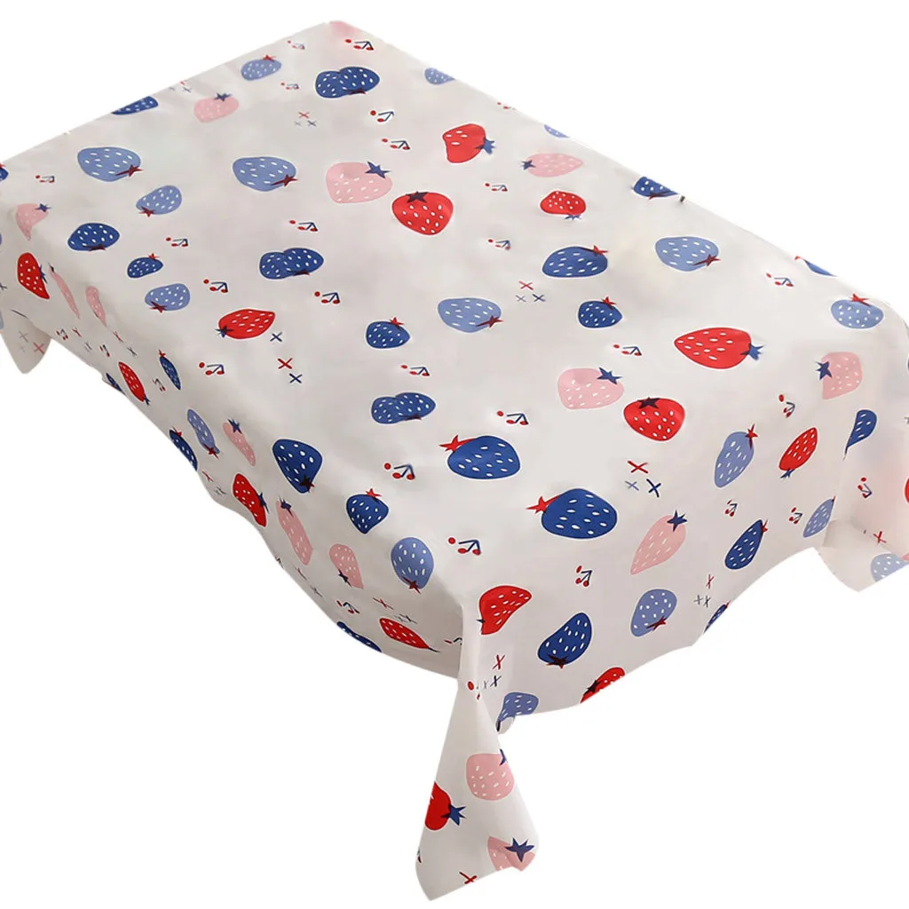 Скатерть для кухонного стола водостойкая и маслостойкая Крышка обеденного