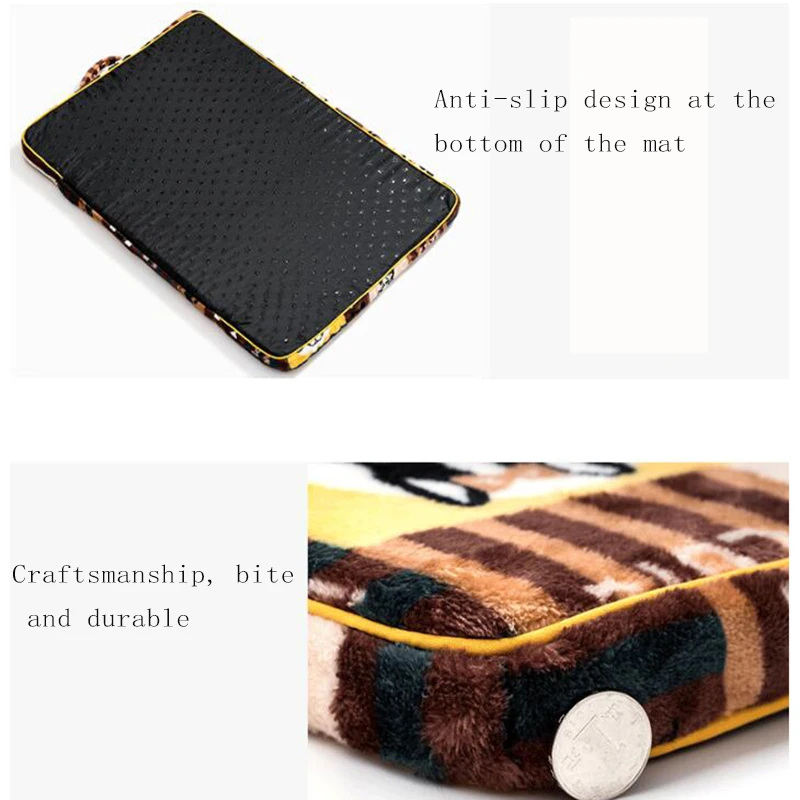 Washable Blanket Dog Mat Super Warm thicken For Small Medium Large Dogs &amp CatS Cartoon Bed Drop Shipping | Дом и сад