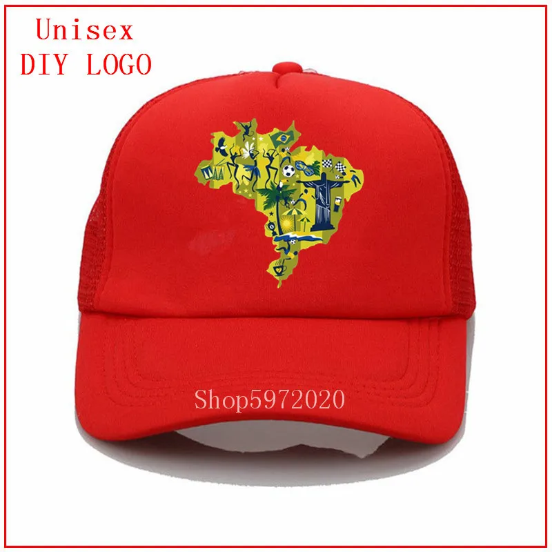 Карта бразильского флага детская шапка с щитом крест-накрест отверстием для