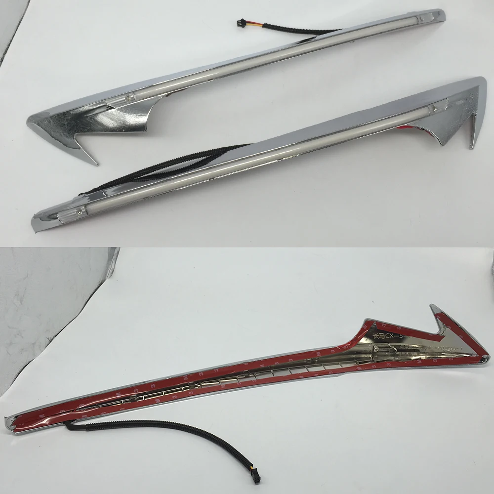 Автомобильная фара украшение для бровей желтый сигнал поворота DRL светодиодные