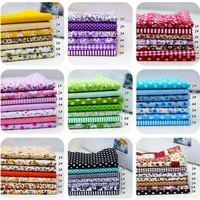 100 cotton fabric assorted pre cut floral cloth sewing patchwork bundle diy decor needlework diy handmade material 2525cm 7pcs