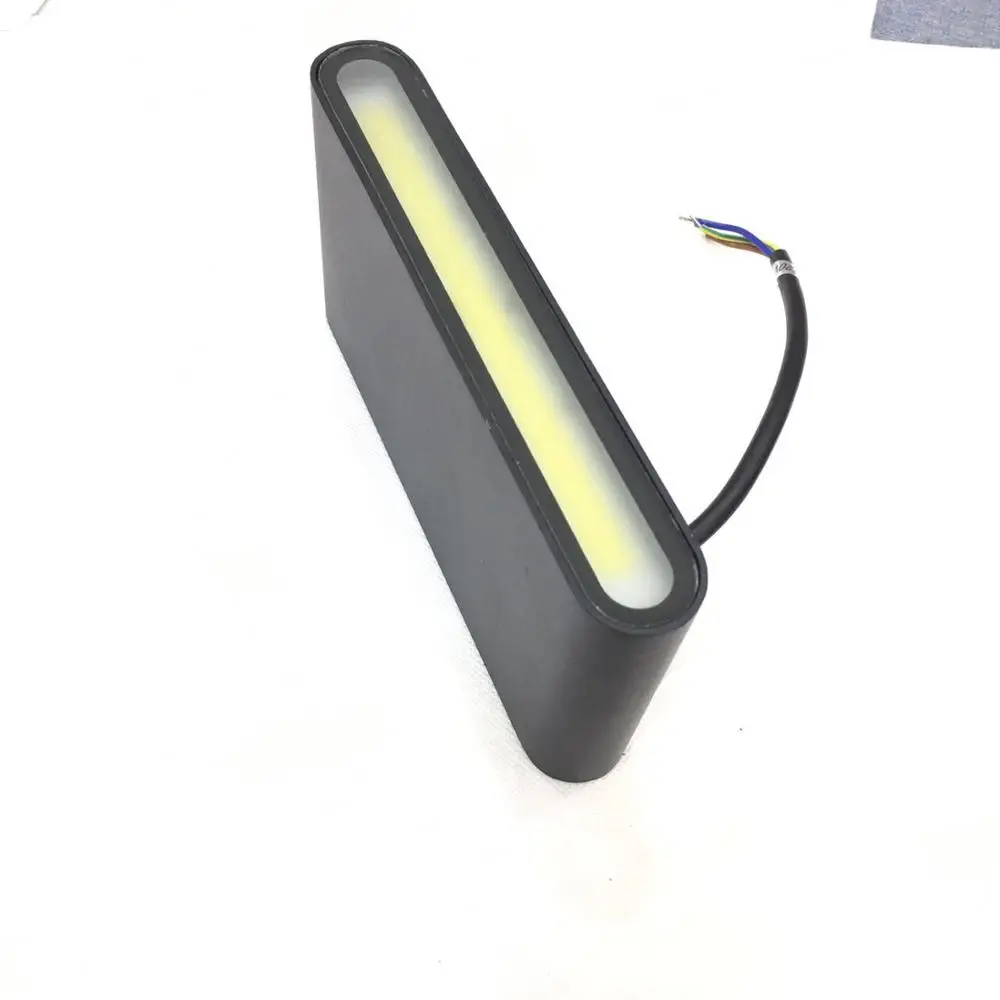 

Спот Потолочный Светильник 2021 Ip65 Watrproof Black Wall Lamp 12w faretti led Led Spot Light Garden Square Yard Flood Lamp With