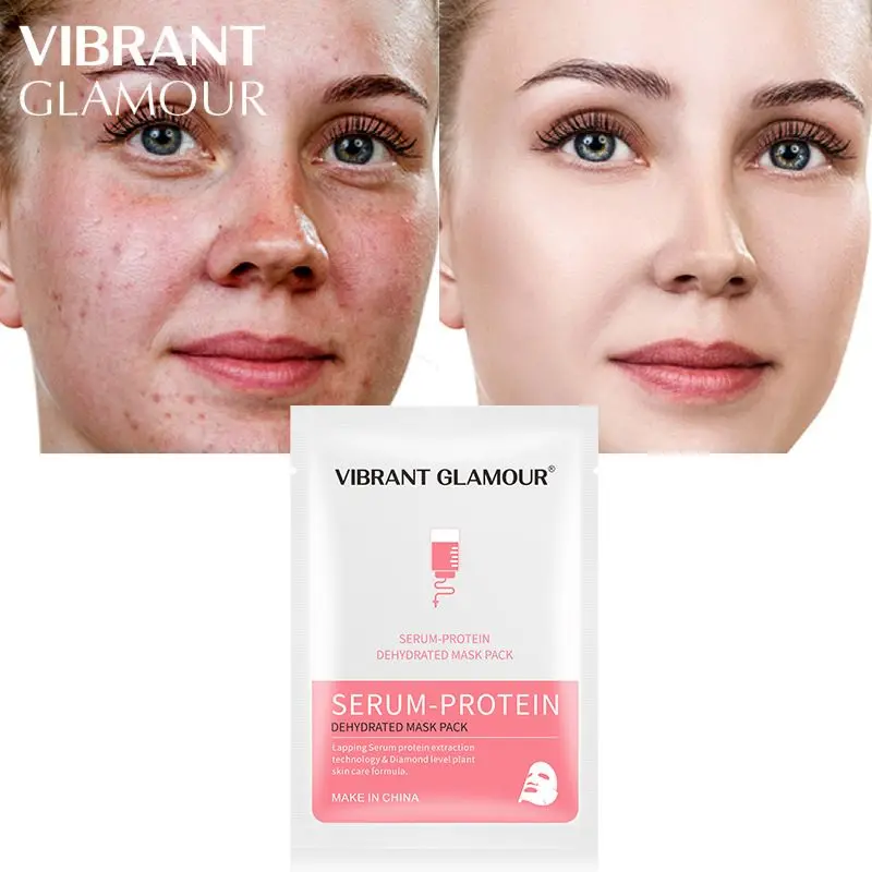 

Serum Protein Freeze-Dried Powder Face Mask Moisturizing Anti-aging Oil Control Shrink Pores Skin Reparing Face Mask Skin Care