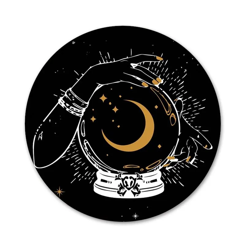 58 мм волшебник Луна Таро тайна Тотем значок брошь заколка аксессуары для одежды