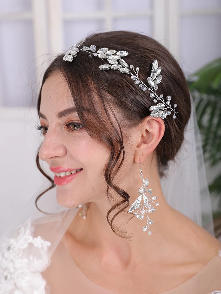 Женский обруч для волос винтажный аксессуар Серебряного и золотого цвета с