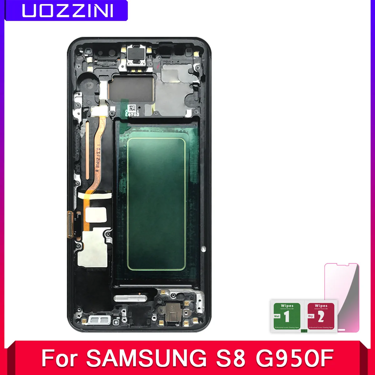 2 шт. сменный сенсорный ЖК экран для SAMSUNG Galaxy S8 S8plus G950F G955|Экраны мобильных