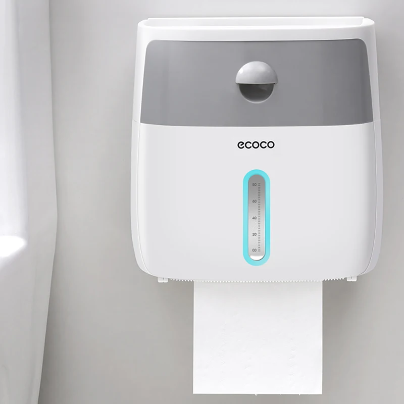 Ecoco бумажная коробка для влажных салфеток держатель для салфеток детские влажные салфетки коробка для туалетной бумаги рулонная коробка для бумажных салфеток органайзер для хранения в ванной комнате
