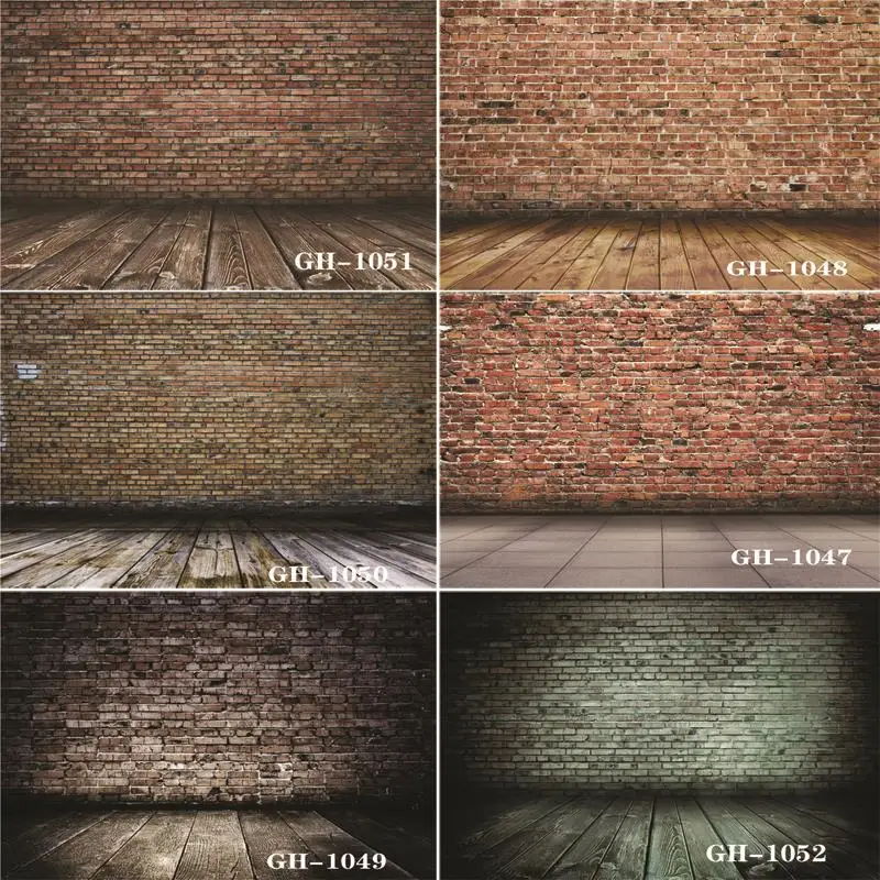 

SHUOZHIKE Vinyl Custom Photography Backdrops Prop Wall and plank Theme Photography Background #0204