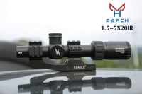 march1 5 5x20ir tactische black rifle scope spotting voor rifle jacht optische collimator gun sight rood groen licht scope angel