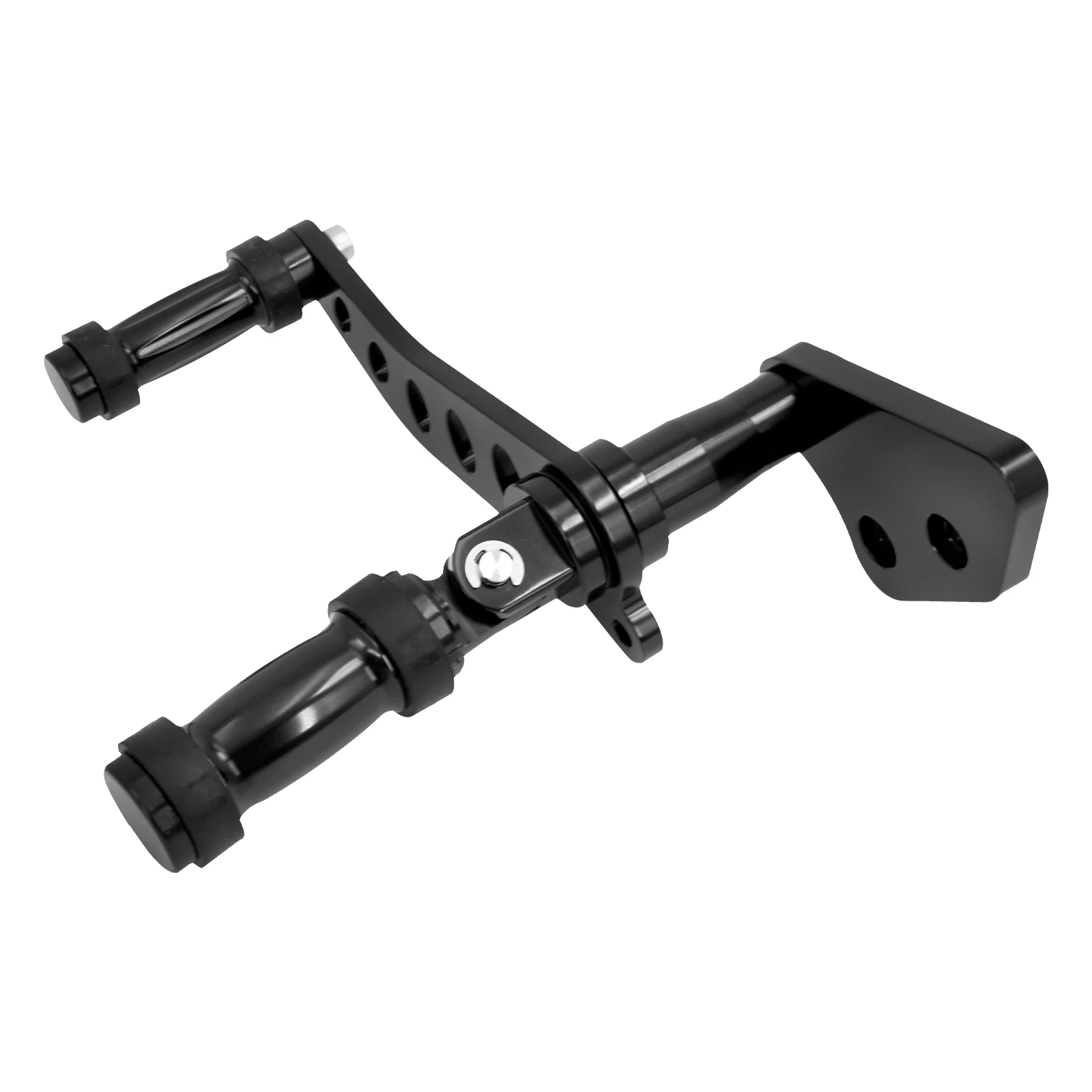 Черные алюминиевые передние элементы управления для мотоцикла Harley Dyna Super Glide