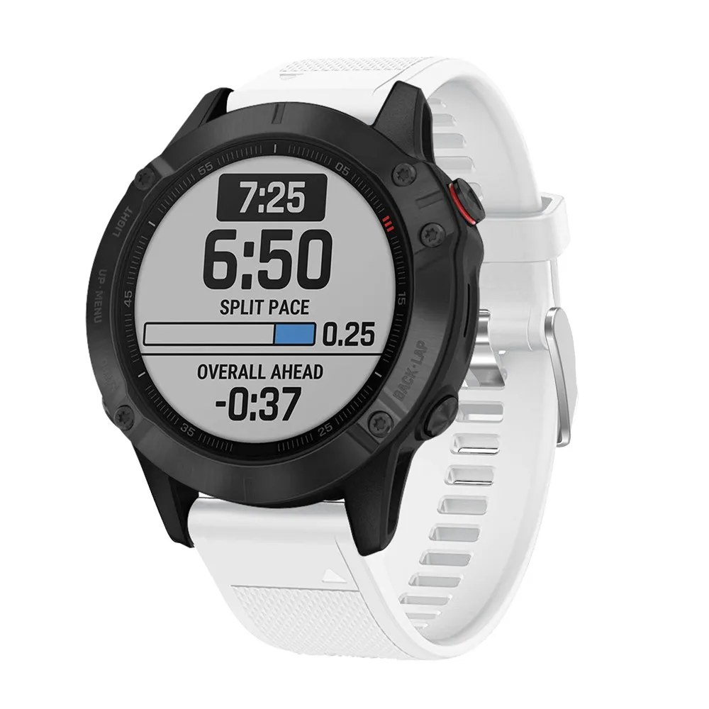 Ремешок силиконовый для наручных часов Garmin Fenix 5X 5 5S Plus 6S 6 6X Pro 3 3HR