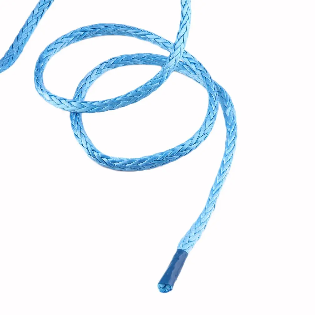 

3/16'' x 50' Synthetic Winch Line Cable Rope for Auto Car Recovery Traction