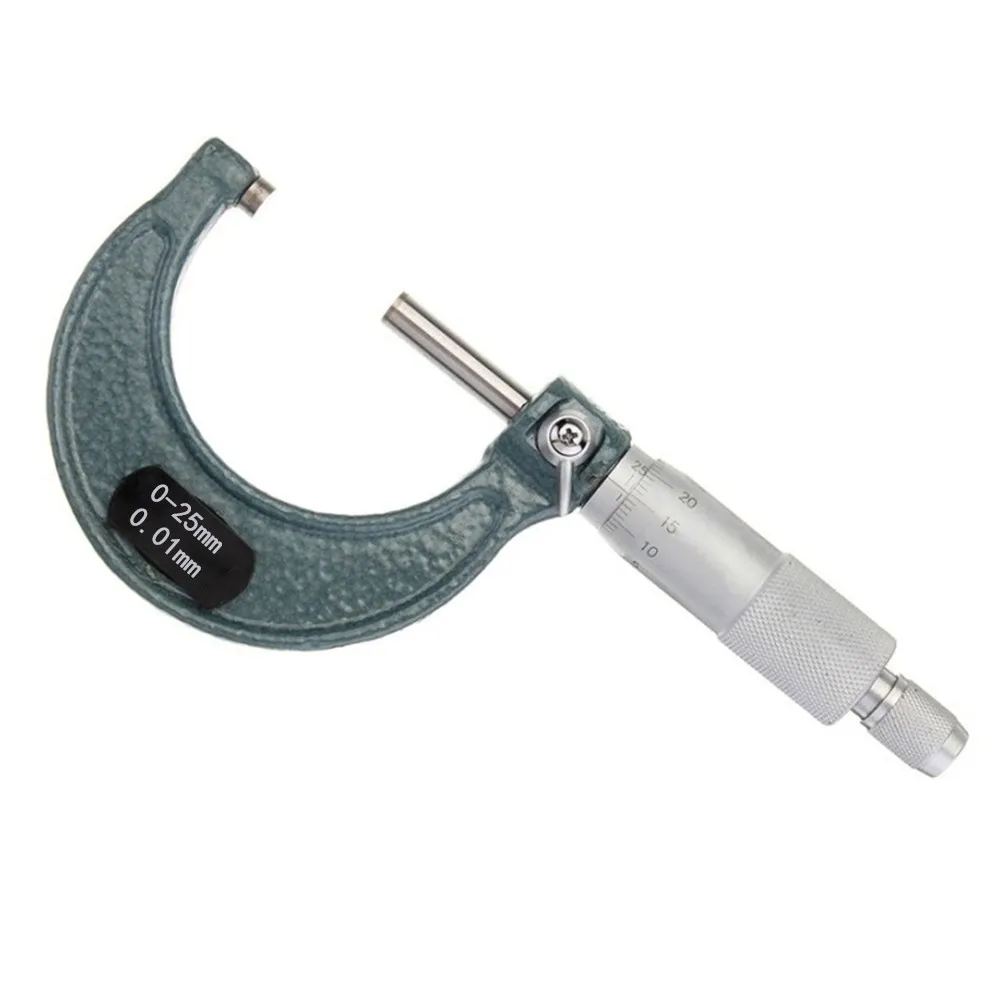 

Микрометр спиральный 0-25 мм, измеритель метрический с нониусом для измерения точности толщины, ручные инструменты для деревообработки