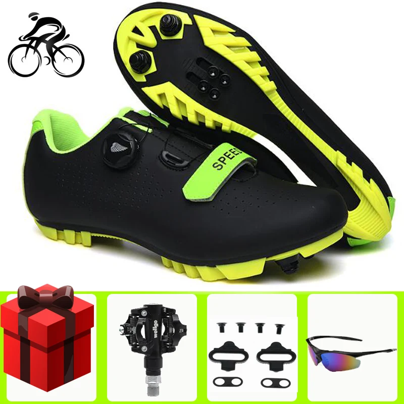

Sapatilha Ciclismo MTB Cycling Shoes Men Outdoor Sports Self-locking Nonslip Mountain Bike Sneakers Racing Women Bicycle Bicicle
