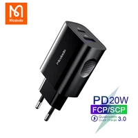 mcdodo 20w fast usb charger quick 4 0 type c pd for iphone 12 11 xr macbook tablet huawei super charging euukus phone charger