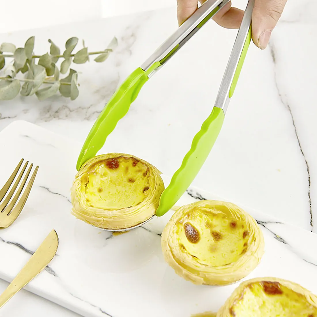 

Silicone Food Tong Stainless Steel Kitchen Tongs Silicone Non-slip Cooking Clip Clamp BBQ Salad Tools Grill Kitchen Accessories