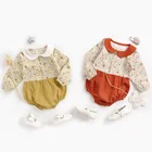 Детский цельный комбинезон с длинным рукавом, на возраст 0-36 месяцев