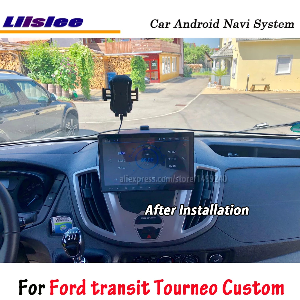 Liislee Android для Ford transit Tourneo на заказ стерео автомобильный экран Carplay Wifi BT GPS навигационная карта навигация Мультимедиа
