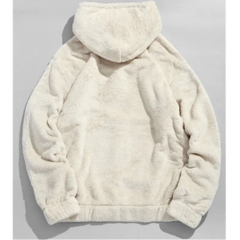 Зимняя одежда для мужчин и женщин толстый теплый пуловер верхняя меховая