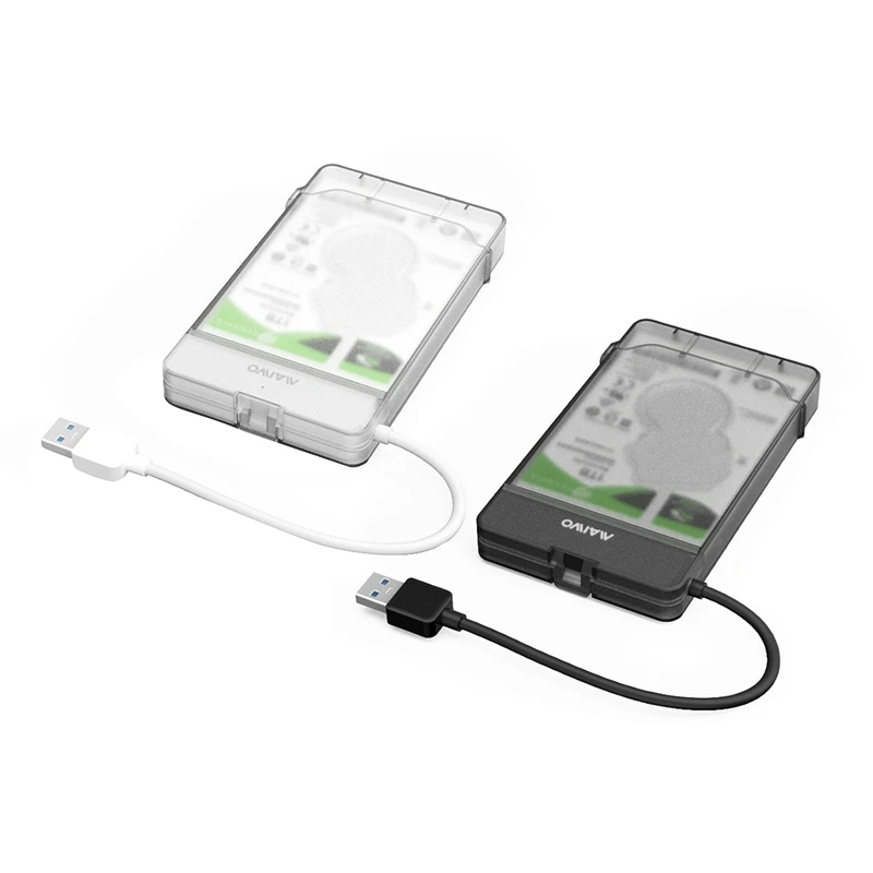 Корпус для жесткого диска Maiwo K104 Usb 3 0 на Sata Поддержка 2 5 дюйма Ssd шт. белый и черный |