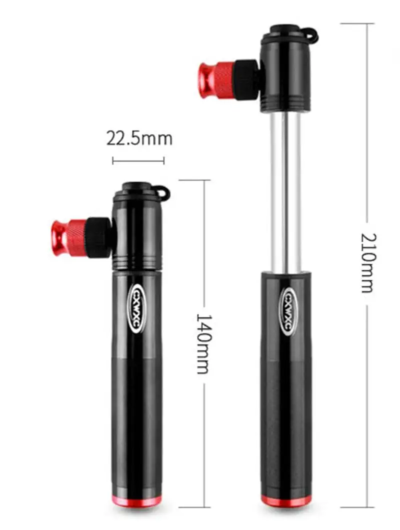 Велосипедный насос Mini 160psi Schrader Presta Valve дорожный велосипед комбинированный