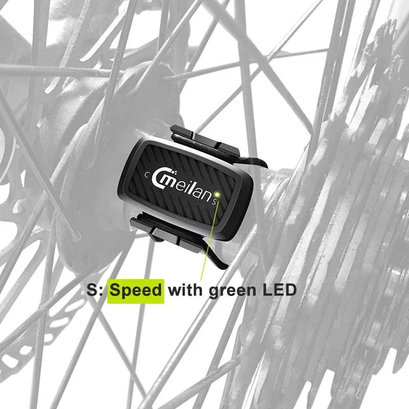 Датчик скорости велосипеда Bluetooth 4,0 ANT+ счетчик скорости компьютера Велоспорт датчик каденса фитнес Meilan C1