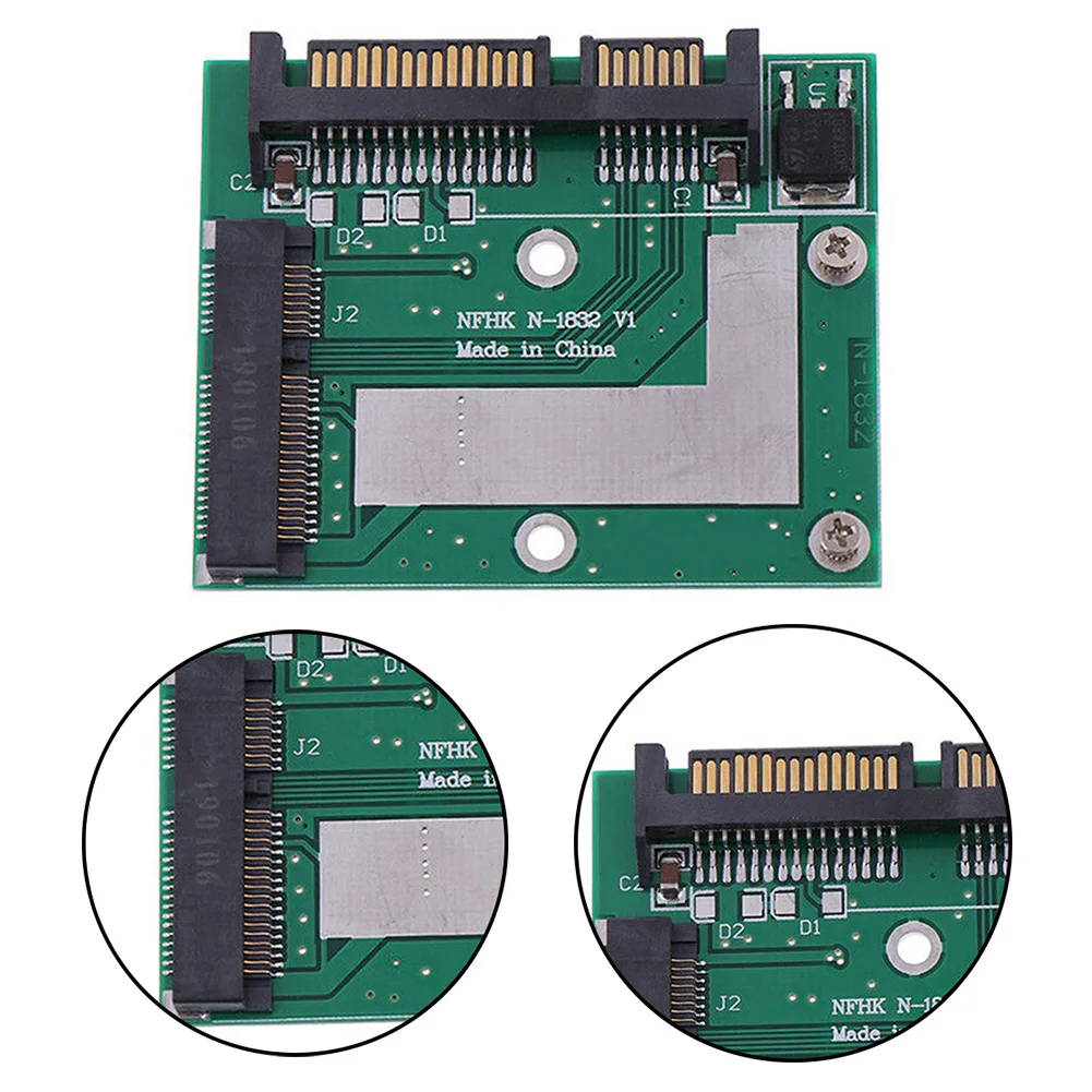 

Conversion Module Stable Network Mini Add On Adapter Card Electronic Accessories High Speed Expansion MSATA To SATA Replacement