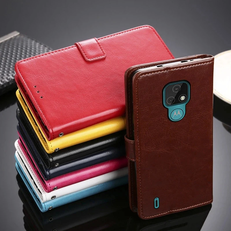 Чехлы для Motorola Moto E7 Plus чехол с магнитной застежкой чехол-книжка Power E 7 E7Plus кожаный