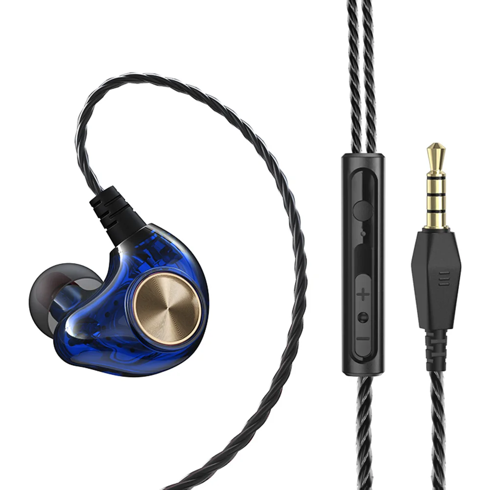 

Universal 3.5mm Jack In-Ear HiFi Bass Wired Earphone Sports Headset with Mic