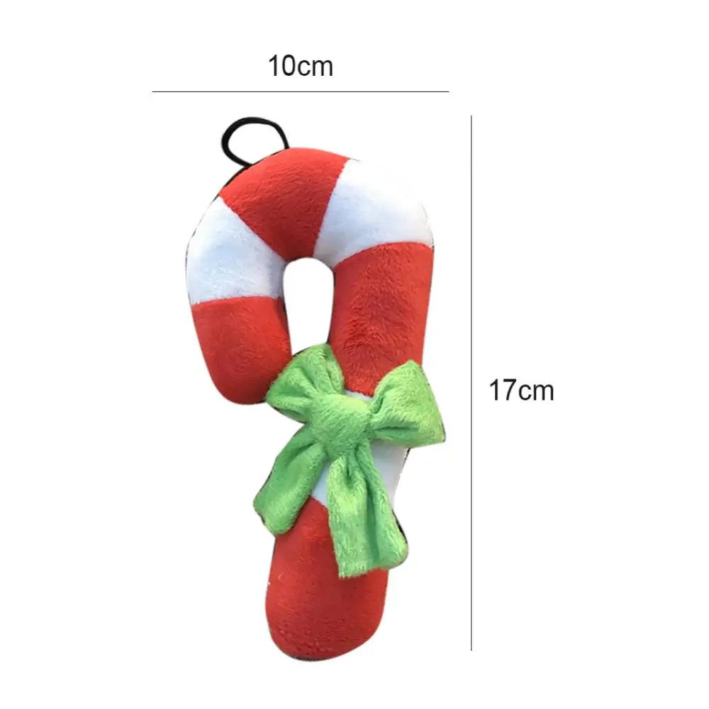 New Style Pet Dog Interactive Toy Candy Cane Crutch Shape Chew Bite Training Tool Teether Dogs Supplies Products images - 6