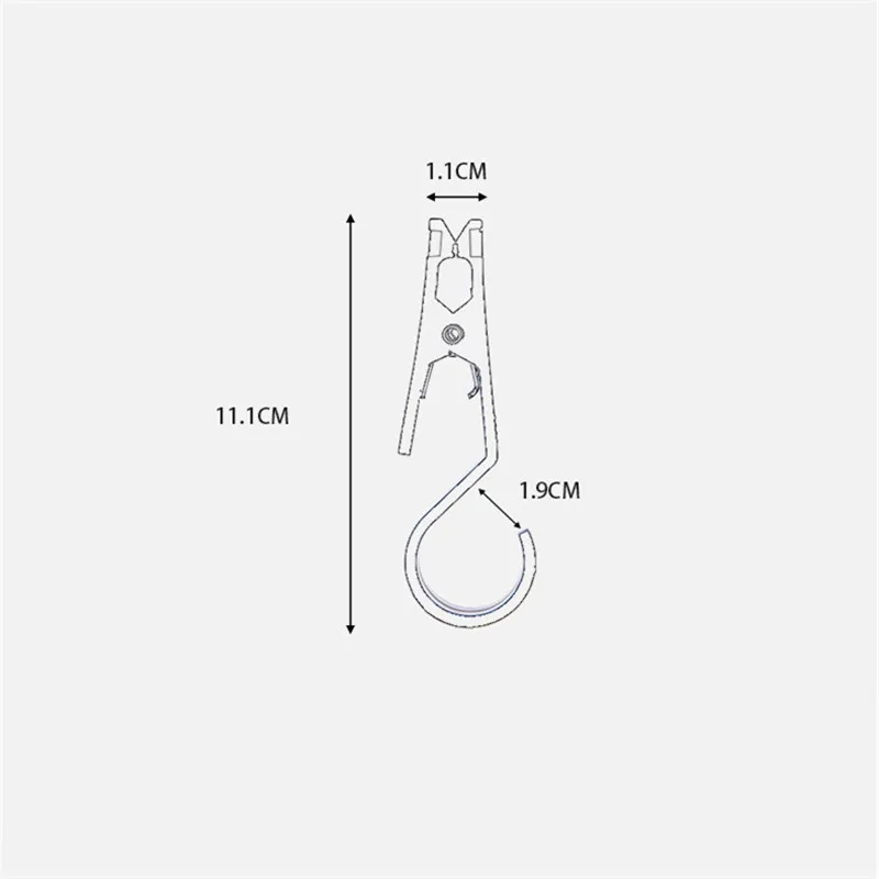 

4 Pcs/set Outdoor Tent Canopy Cloth Clip Hook Holder Portable Multifunctional Tool Tent Pegs Camping Accessories