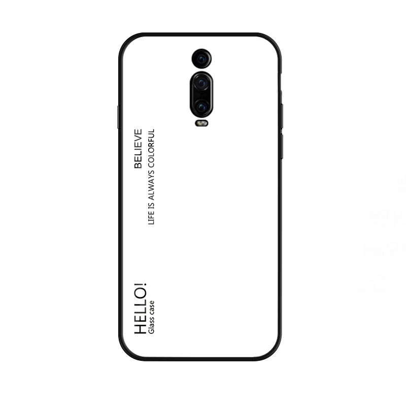 Gradient Phone Case for Redmi Note 7 5A Prime 4X 4 S2 Tempered Glass Xiaomi 7A 6A 6 Pro 5 Plus K20 Back Cover | Мобильные телефоны