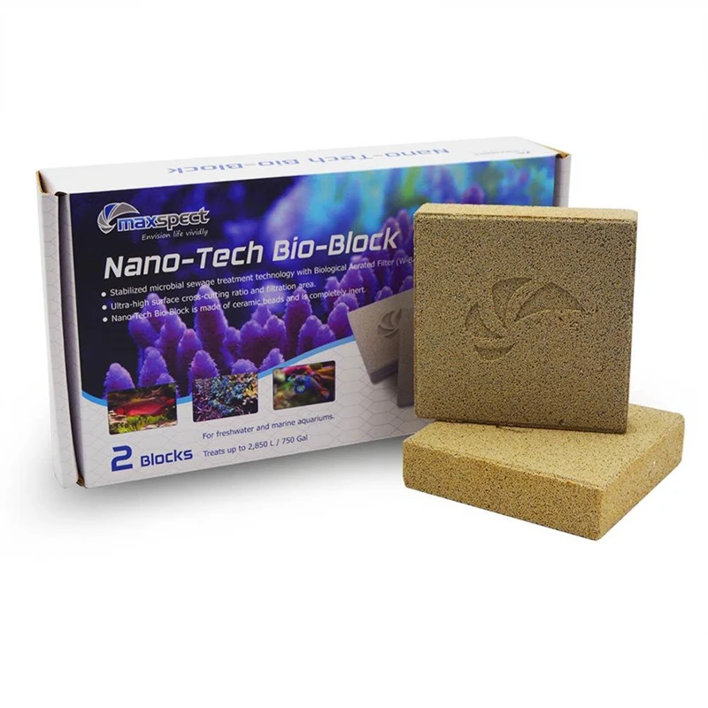 

NANO-TECH BIO-BLOCK Aquarium Fish tank filter material Cultivating Nitrifying Bacteria