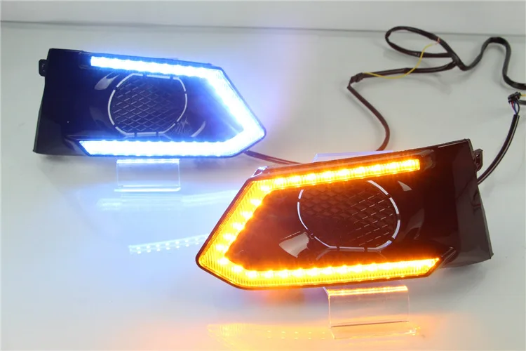 2 шт. Светодиодный дневной ходовой светильник водонепроницаемый автомобильный 12