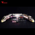 Светильник, совместимый с lego 60051, высокоскоростной пассажирский поезд, светильник игрушек для детей, светильник, без блоков