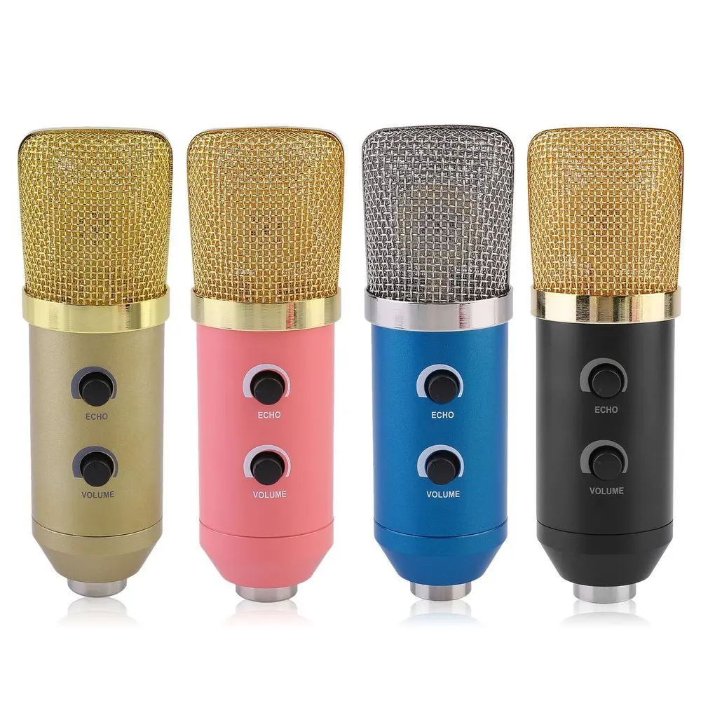 MK-F100TL USB конденсаторный микрофон с треногой для видео запись пения под караоке радио Студийный микрофон для компьютера ПК Профессиональный
