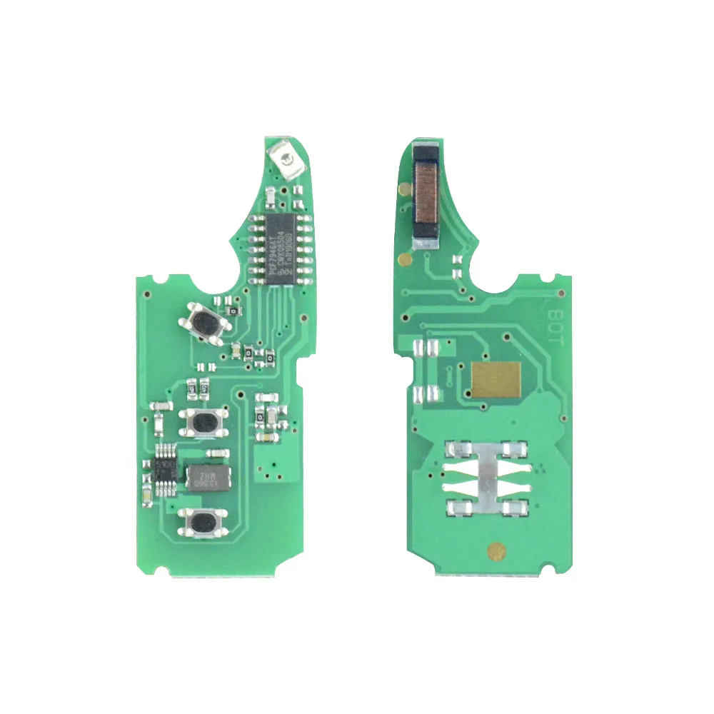 OkeyTech Good Quality Remote Key FOB 315MHz 433mhz 3+1 Button For V W for Volkswagen Phaeton 2002-2010 With PCF7946 CHIP | Автомобили и