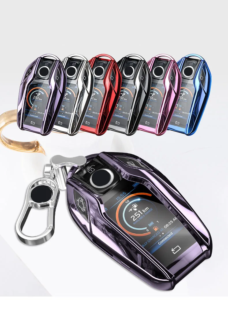 

TPU Car Key Case Key Cover For BMW 5 7 series G11 G12 G30 G31 G32 i8 I12 I15 G01 X3 G02 X4 G05 X5 G07 X7