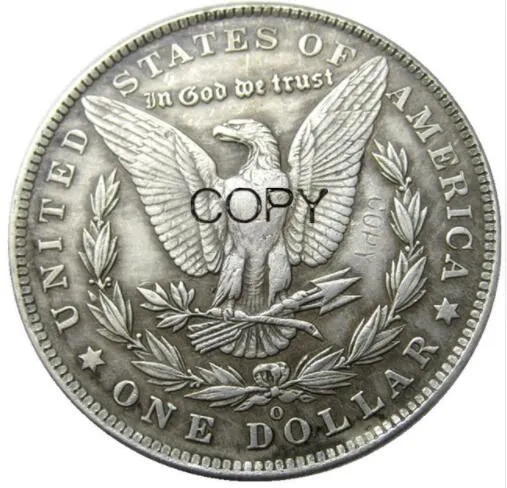

US Hobo 1893O Morgan Dollar skull zombie skeleton Silver Plated Copy Coins