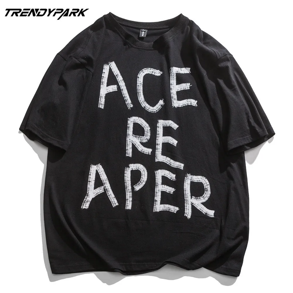 

Men's T-shirt 2021 New Summer Short Sleeve Printed Tee Hip Hop Oversized Cotton Casual Harajuku Streetwear Top Tshirts Clothing