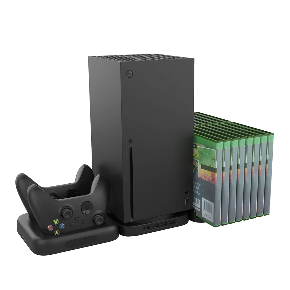 

3-in-1 Multi-Function Dual Controller Charger for X-BOX SX Charging Dock Game Disc Storage Stand For X-BOX SX Game Console